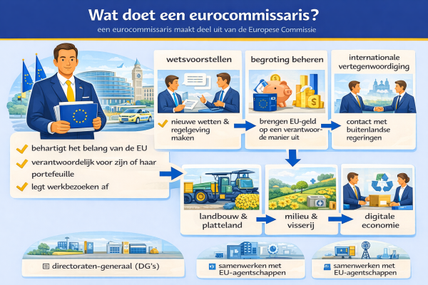 Alles over het beroep eurocommissaris Wat doet een eurocommissaris